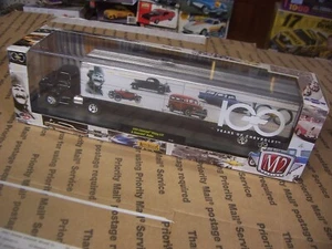 1959 chevrolet truck ,trailer,100 year anniversary,m2 machines,auto-hauler,1:64 - Picture 1 of 3
