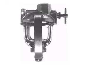 Conjunto de tazón de filtro de combustible de vidrio Briggs Tecumseh Kohler Wisconsin Clinton Honda - Imagen 1 de 3