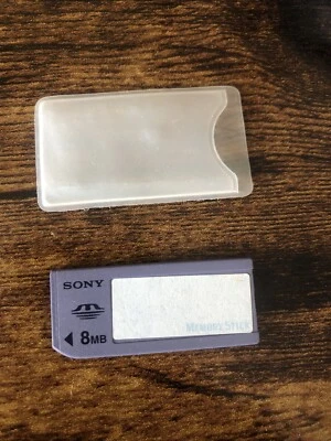 Sony Memory Stick 8MB  & Slip Case - MSA-8A - Image 1 of 4