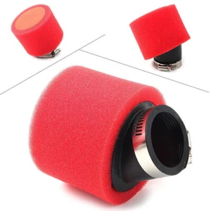 Fit CRF50 XR50 Pit Quad Dirt Bike ATV Motor 40mm Foam Air Filter Pod Cleaner Red - Bild 1 von 11
