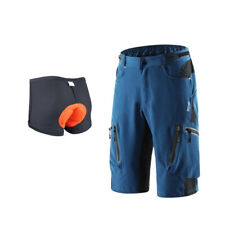 Pantalones cortos impermeables de ciclismo de montaña hombres  interior 3D
