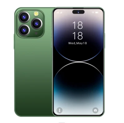 New Unlock Dual SIM I14 Pro MAX Smartphone Android  Large Screen 6.8in 16GB+1TB - Image 1 of 4