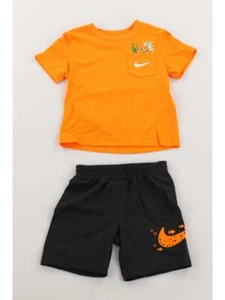 NIKE NSW CORAL JERSEY SET - ORANGE/BLACK - 86K959-P6G - Picture 1 of 1
