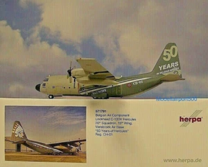 Herpa Wings 1:200 Lockheed C-130H Belgian Air Component 571791 Modellairport500 - Bild 1 von 2