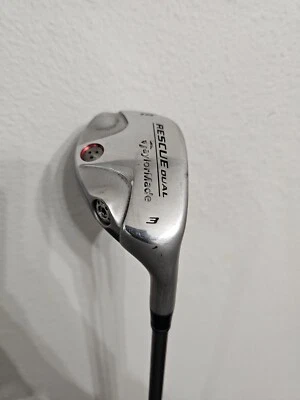 TAYLORMADE RESCUE DUAL 3 HYBRID 19 DEGREE STIFF FLEX GRAPHITE SHAFT GOLF CLUB RH - Image 1 of 4