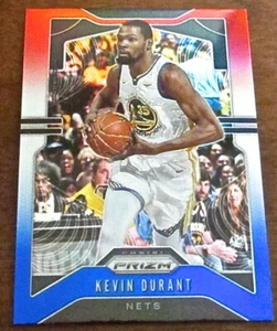 Panini Prizm Kevin Durant #210 2019-20 rojo blanco azul Prizm como nuevo - Imagen 1 de 2