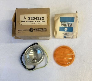 NOS MoPar 1962-67 Dodge Truck Front Park Light Assembly D100 W200 Power Wagon - Picture 1 of 8