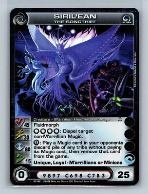 Chaotic Siril'ean The Songthief 45/100 MAX P 1st Edition UR Rise of the Oligarch - Image 1 of 2