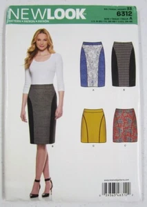 New Look 6312 Sewing Pattern Skirt Sizes 8-20 Uncut - Picture 1 of 4