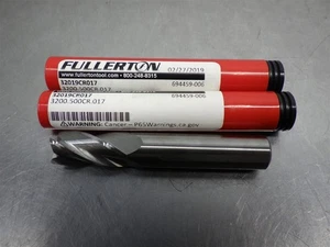 Lote de 2 ¡Nuevos! Fresas de extremo Fullerton Carbide R.017" 4FL 1/2" SHK 32019CR017 - Imagen 1 de 3