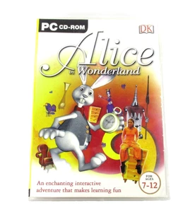 Alice in Wonderland PC CD Rom Game Ages 7-12 Windows No Manual 2002 DK Tested - Picture 1 of 7
