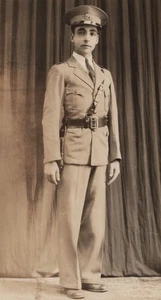 RPPC 1910s Handsome Man Military Uniform Formal Portrait Studio Mexico - Picture 1 of 3