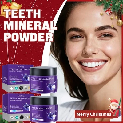 Dental Restoration Mineral Powder, Mineral Tooth Powder, Teeth Whitening HOT US~ - Image 1 of 4
