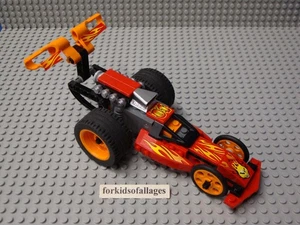 Lego Racers Auto Rossa e Arancione con Motore Pullback 47715c01 da 8667 Action Wheelie - Foto 1 di 5