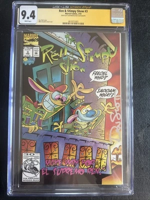 Ren & Stimpy #3 CGC 9.8 Signed By Dan Slott - Image 1 of 2