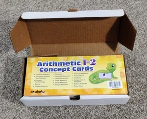 Abeka Arithmetic 1-2 Concept Cards (Complete Set) - Picture 1 of 1