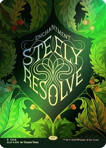 MTG FOIL Steely Resolve Secret Lair Reversible Borderless  - Secret Lair #1326 - Picture 1 of 1