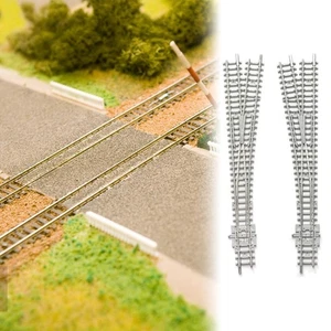 Train Model Turnout 1/160 N Scale Metal for Enthusiasts for Railway System - Picture 1 of 13