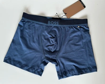 BOSS Hugo Boss Calzoncillos Ropa Interior Azul Sólido Grande Nuevo con Etiquetas $28 Foto 1 de 4