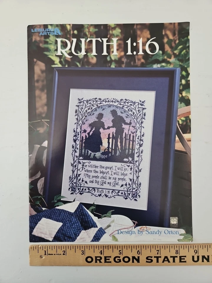 Kooler Design Studio RUTH 1:16 Counted Cross Stitch Pattern by Sandy Orton FCE - Image 1 of 3