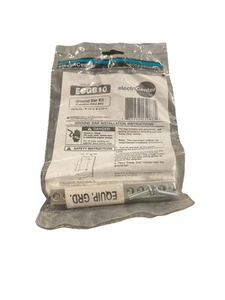 Siemens ECGB10Ground Bar Kit, 10 -Terminal, 14 to 4 AWG Wire, Aluminum/Copper - Picture 1 of 2