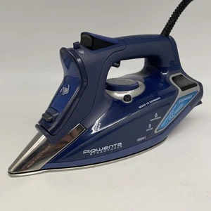 Rowenta DW9280 SteamForce Clothes Iron 1800W Stainless Soleplate GERMANY BLUE - Picture 1 of 12