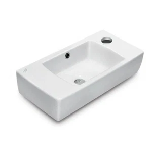 Nameeks 001500-U-One Hole CeraStyle 19-7/10" Ceramic Wall Mounted - White - Picture 1 of 2