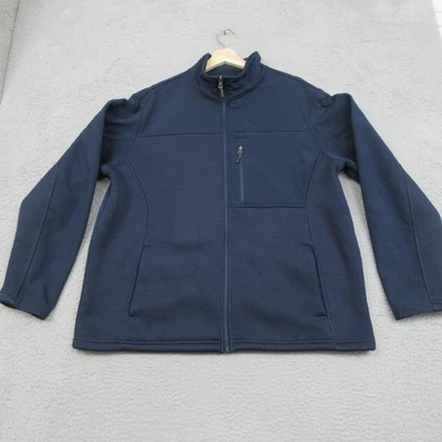 SwissTech Jacket Mens XL Dark Navy Full Zip Fleece Lined Chest Pocket SM47504Y - Image 1 of 4