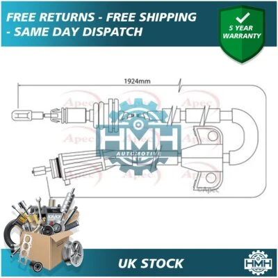 Se adapta a Volvo S60 2000-2004 2.0 2.4 D 2.5 cable freno de mano amapola trasero 9173146 Foto 1 de 2