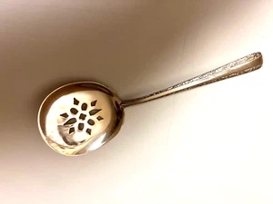 Towle Candlelight Solid Sterling Slotted   Spoon   Silverware 5 1/2  inches - Picture 1 of 5