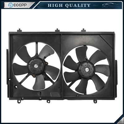 Conjunto de ventilador condensador radiador eléctrico para Mitsubishi Outlander 2003-2006 Foto 1 de 4