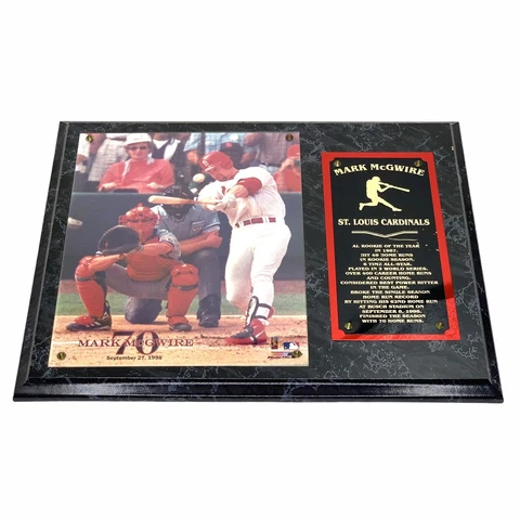 Mark McGwire St Louis Cardinals 70 Home Runs Commemorative Wall Plaque Cover