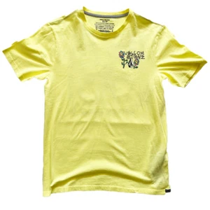 Camiseta Volcom Surf Vitals Animal AMARILLO BRILLANTE Hombre Hombre Verano Patinador - Imagen 1 de 2