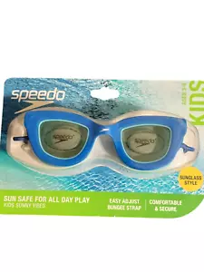 Speedo Kids Sunny Vibes Blue Comfort Goggles Anti-Fog UV Protection Ages 3-6 - Picture 1 of 2