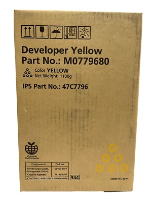 NEW Genuine Ricoh Pro C901/C901S Yellow Developer M0779680, M077-9680 - Image 1 of 4