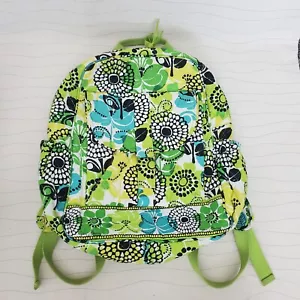 Vera Bradley Retired "Limes Up" 2012 Small Backpack w/Magnetic Front Closure - Picture 1 of 11