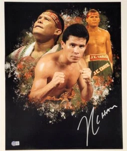 Julio Cesar Chavez signed Custom Boxing 16x20 photo autograph ~ Beckett BAS - Picture 1 of 4