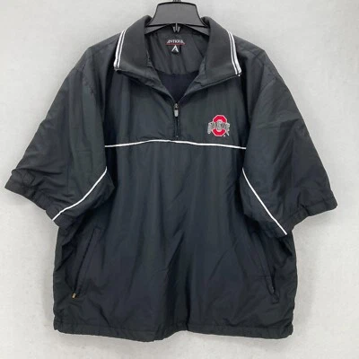 Chaqueta Pullover Manga Corta Rompevientos Universidad Estatal de Ohio Para Hombre L Antigua Foto 1 de 4