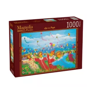Magnolia 1081 Scarecrow Carnival Mehmet Akkaya 1000pc Jigsaw Puzzle - Picture 1 of 3