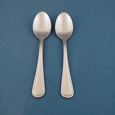 Update International REGENCY Regal Stainless ~ (2) Teaspoons 6" ~ Flatware - Image 1 of 4