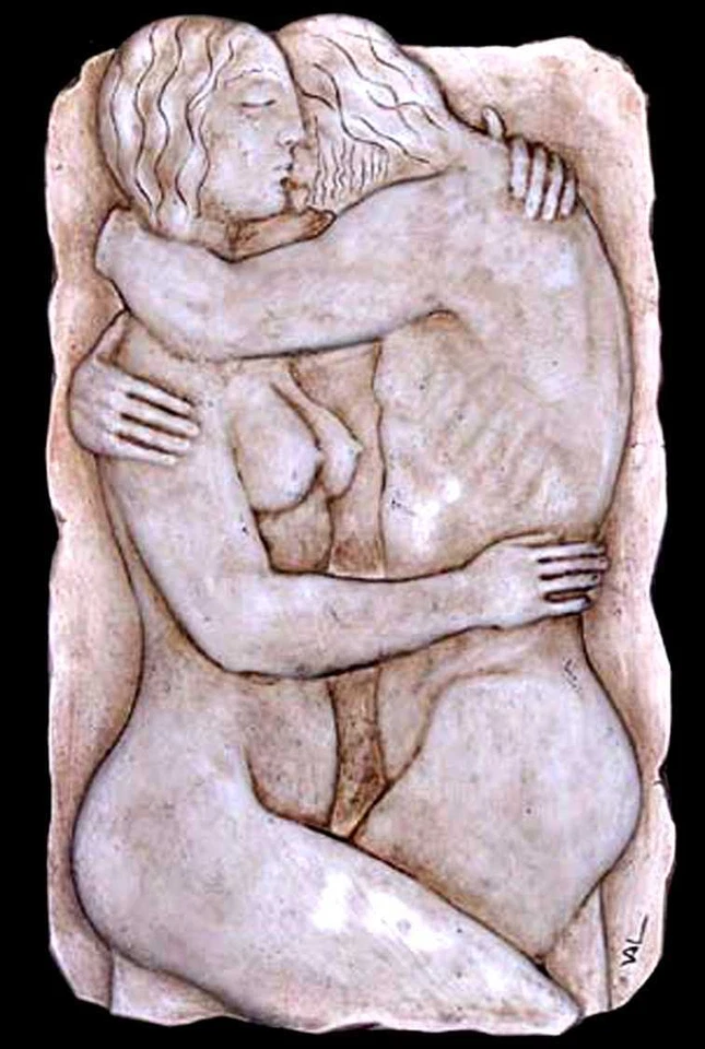 Placa de pared Lovers 100 % australiana escultura 50 cm hecha en Sydney Foto 1 de 1