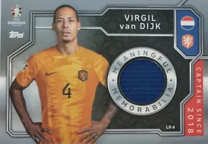 Tarjetas coleccionables Topps UEFA EURO 2024 partido Attax - Reliquia LR 4 Virgil van D - Imagen 1 de 1