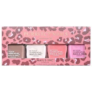 Nails Inc. Purrfect Nails - 4 Piece Nail Polish Set (4 x 14ml) (16505) - Picture 1 of 3