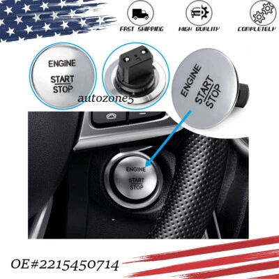 Interruptor botón pulsador sin llave para parada arranque motor Mercedes-Benz 2215450714 Foto 1 de 4
