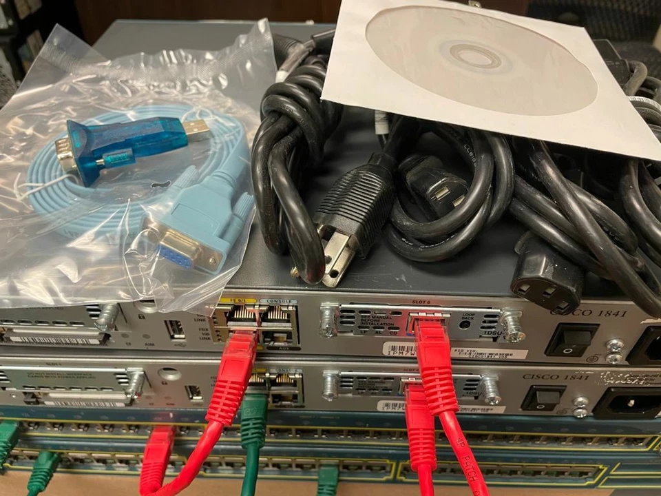 Cisco CCNA LAB KIT IOS 15 Routers with firewall.. - Image 1 of 1