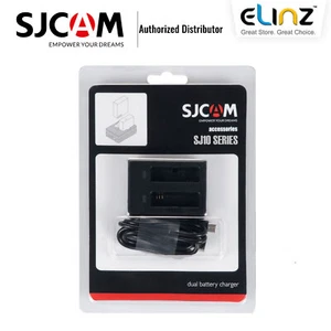 Dual-Slot Battery Charger for SJCAM Action Camera SJ10 Series - Picture 1 of 8