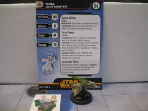 =Miniaturas Star Wars VENGANZA DE LOS SITH Yoda, Maestro Jedi 24/60 con tarjeta= - Imagen 1 de 1
