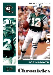 2020 Panini Chronicles #75 Joe Namath New York Jets Football Card  - Picture 1 of 2