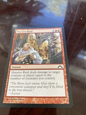 MTG Magic the Gathering Massive Raid (100/257) Gatecrash TCG CARD CCG - Image 1 of 3