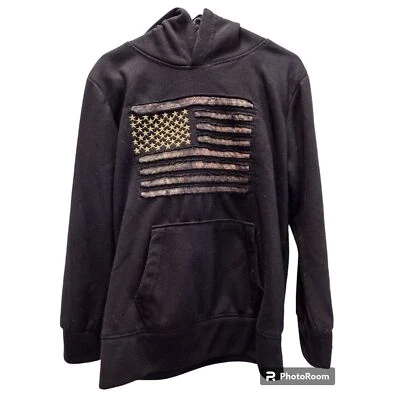 Mossy Oak Camo American Flag Hoodie - Image 1 of 3
